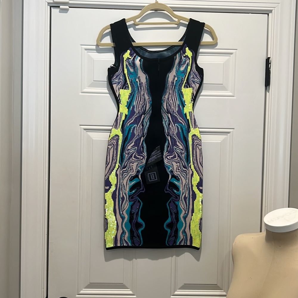 NWT Herve Leger Bridget Dress - Picture 4 of 8